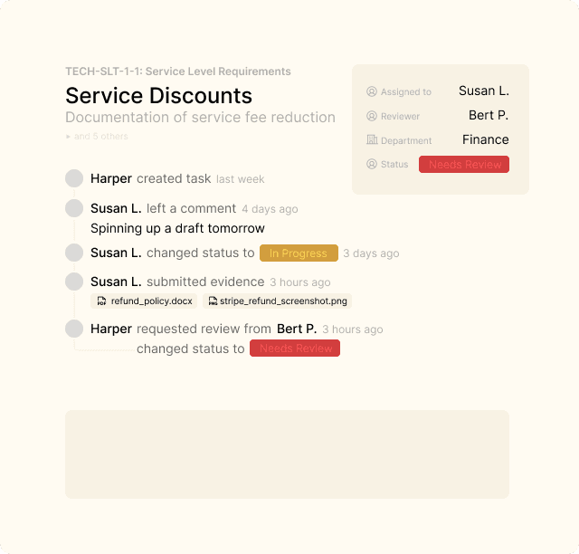 Activity and Evidence